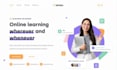 design educational website elearning website online course website lms website