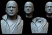 realistic 3d bust model 3d head face model 3d portrait 3d bust head for printing