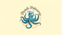 do awesome octopus, pate, animal mascot logo