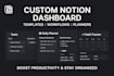 do notion template, notion dashboard workspace, notion workflow, notion planner