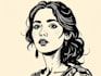 create a portrait print linocut