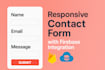 build a responsive contact form with firebase database integration