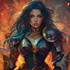 make artwork for fictional fantasy characters