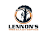 design beautiful tree, lawn service logo