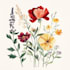 create a beautiful vintage botanical illustration poster