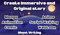 ghostwrite write comic anime manga animation webtoon copy book script writing