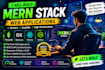 develop modern full stack web applications using mern stack