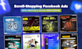 design premium facebook ads, meta ad creative, social media posts