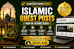 provide high quality dofollow backlinks via expert SEO islamic guest posts