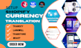 setup shopify currency and translator transcy transtore bucks langwill nova