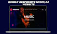 build a responsive music website, dj website, or artist portfolio with wordpress