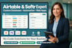 automate airtable CRM,client portal and softr webapp to streamline your workflow