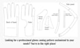 create custom gloves sewing pattern with accurate dimensions