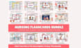design educational card, flashcard, anatomy, physiology cards with box, rulebook