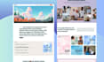 build a modern responsive static website