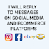 be your social media customer service and chat support manager