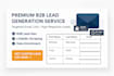 provide USA targeted b2b lead generation for any business
