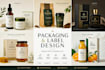 create stunning product label, sticker and packaging design