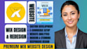 website design, custom wix website design, redesign wix template, wix website