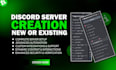 discord server setup, discord server and be your discord server builder