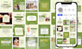 design social media posts, stories, canva template and reels