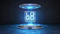 modern corporate 3d promotional video logo for hologram fan