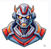 create robot logo in high definition