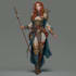 make a dnd character design and fantasy character art