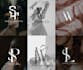 design a modern monogram and initial letter logo