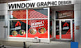 design amazing storefront, shopfront window graphic designs
