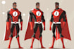 do superhero action comic page marvel dc superhero character