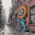 do illustration street art graffiti, abstract with my style