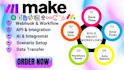 setup make com automations made com make integromat api and hubspot crm