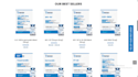 create peptides supplement website for nootropic, glp, steroid and label mockup