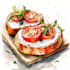 paint watercolor food illustration