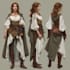 paint a character illustration in a fantasy world