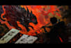 do manga page custom dark berserk style art