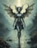 draw creepy style fantasy character art