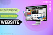 design a modern responsive website or mobile app UI UX