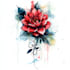 create a watercolor tattoo design