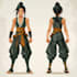 illustrate vector 2d characters and custom clipart