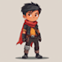 design 2d game character and sprite