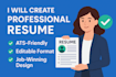 design ats friendly resumes and cover letters
