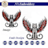 do embroidery digitizing, logo in horse