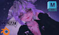 do vrchat furry, furry character, and vrc model avatars