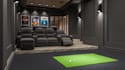 model golf showroom, mini golf,ball,sport center facility,game arena,golf course