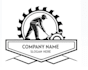 design professional tradesman logo without any copyright