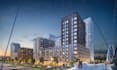 do commercial building gated community building 3d rendering walkthrough video
