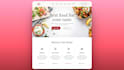 build a responsive restaurant website with online menu and booking
