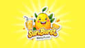design mango drink lemonade juice logo with express delivery
